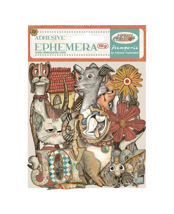 Stamperia Ephemera - Furry Friends (DFLCT69) Stamperia