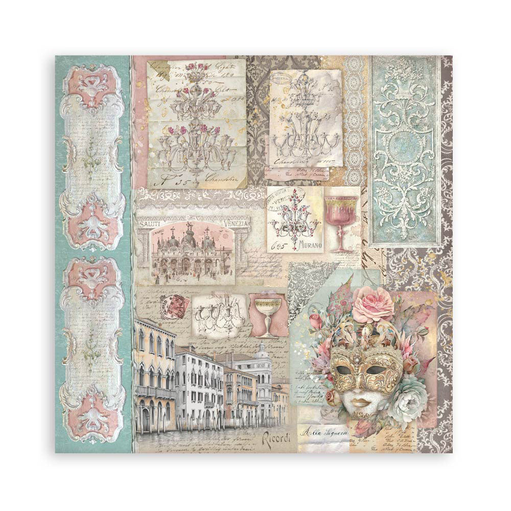 Stamperia papierblok - Venice City of Art Single Face (SBBSXB14) Stamperia
