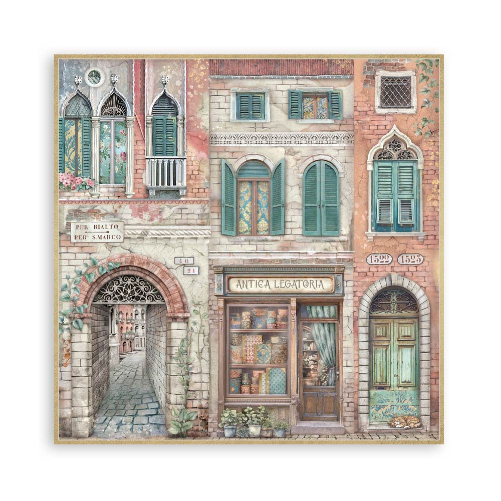 Stamperia papierblok - Venice City of Art Single Face (SBBSXB14) Stamperia
