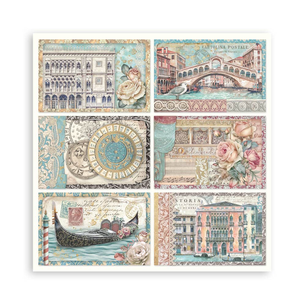 Stamperia papierblok - Venice City of Art Single Face (SBBSXB14) Stamperia