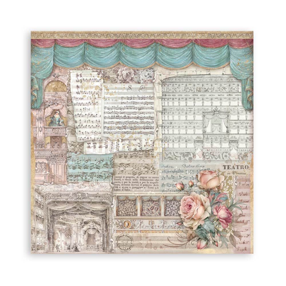 Stamperia papierblok - Venice City of Art Single Face (SBBSXB14) Stamperia