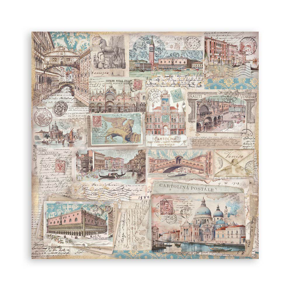 Stamperia papierblok - Venice City of Art Single Face (SBBSXB14) Stamperia