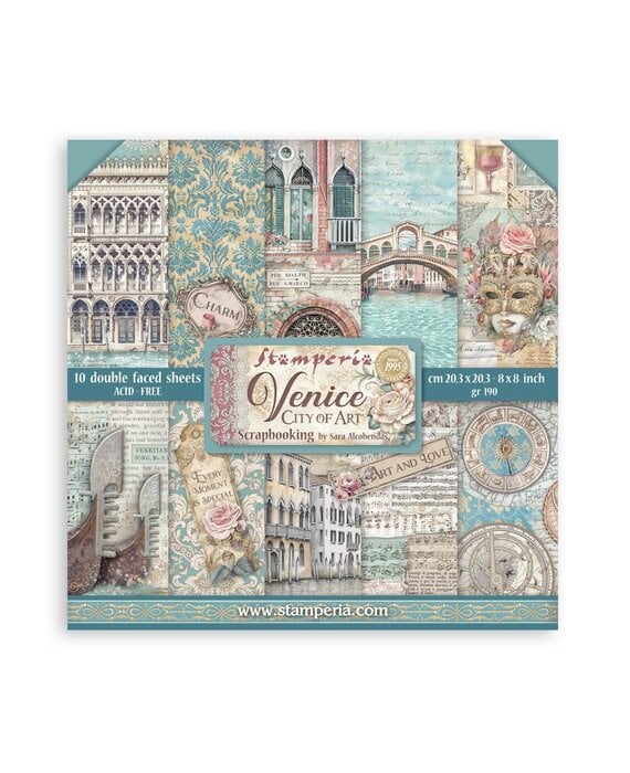 Stamperia papierblok - Venice City of Art (SBBS128) Stamperia