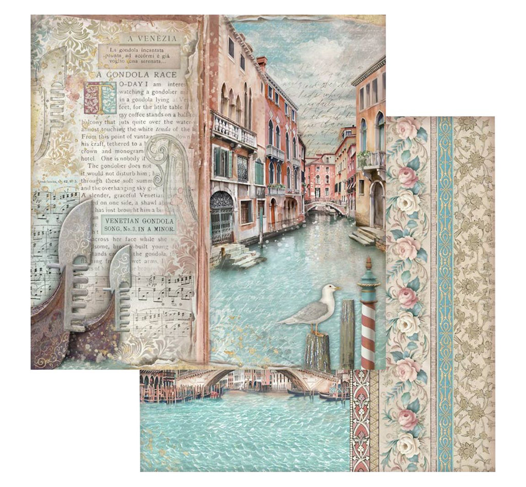 Stamperia papierblok - Venice City of Art (SBBS128) Stamperia