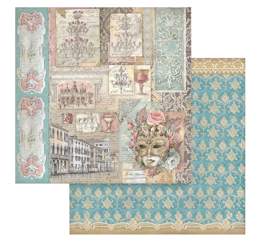 Stamperia papierblok - Venice City of Art (SBBS128) Stamperia