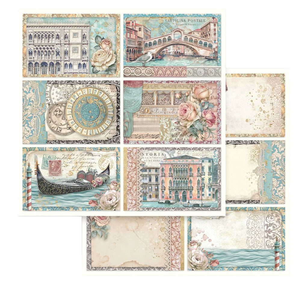 Stamperia papierblok - Venice City of Art (SBBS128) Stamperia