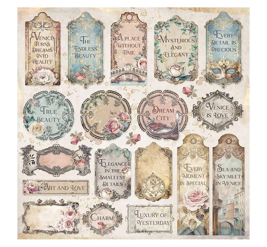 Stamperia papierblok - Venice City of Art (SBBS128) Stamperia
