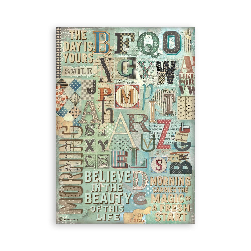 Stamperia Ephemera - Furry Friends A5 Washi Pad (SBW25) Stamperia