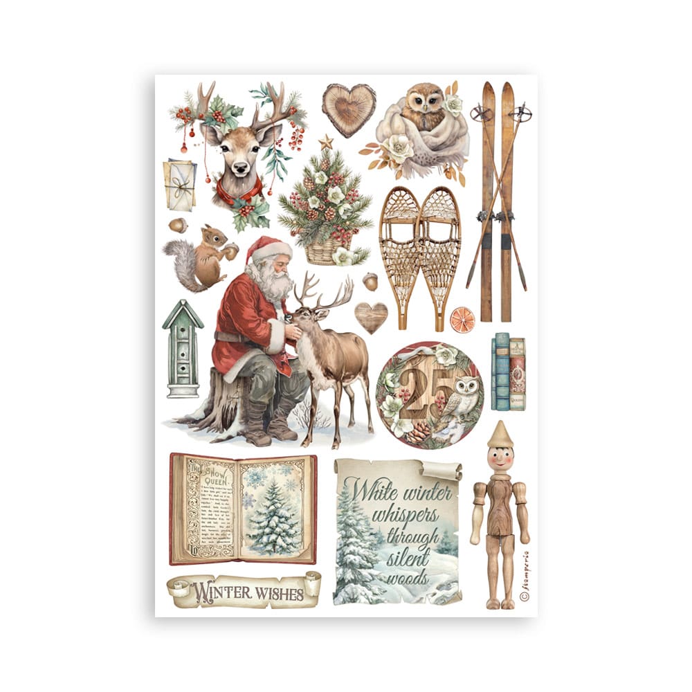 Stamperia Ephemera - The Owl’s House A5 Washi Pad (SBW23) Stamperia