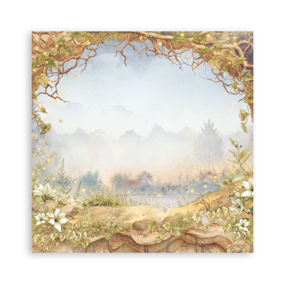 Stamperia whispering woods herfst pompoen papier 12