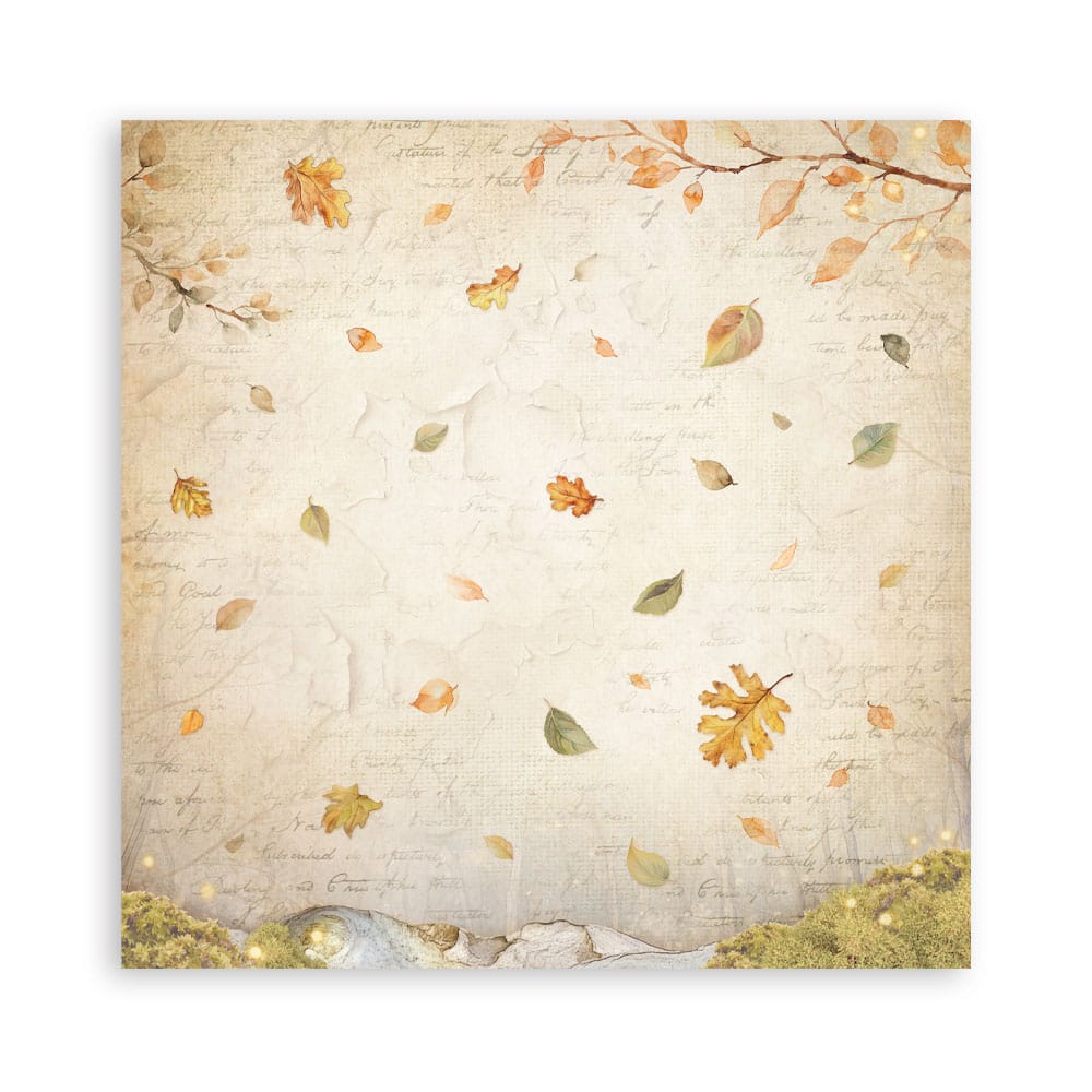 Stamperia whispering woods herfst pompoen papier 16