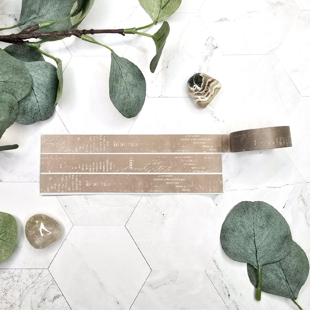 Vintage washi tape washitape taupe plakband