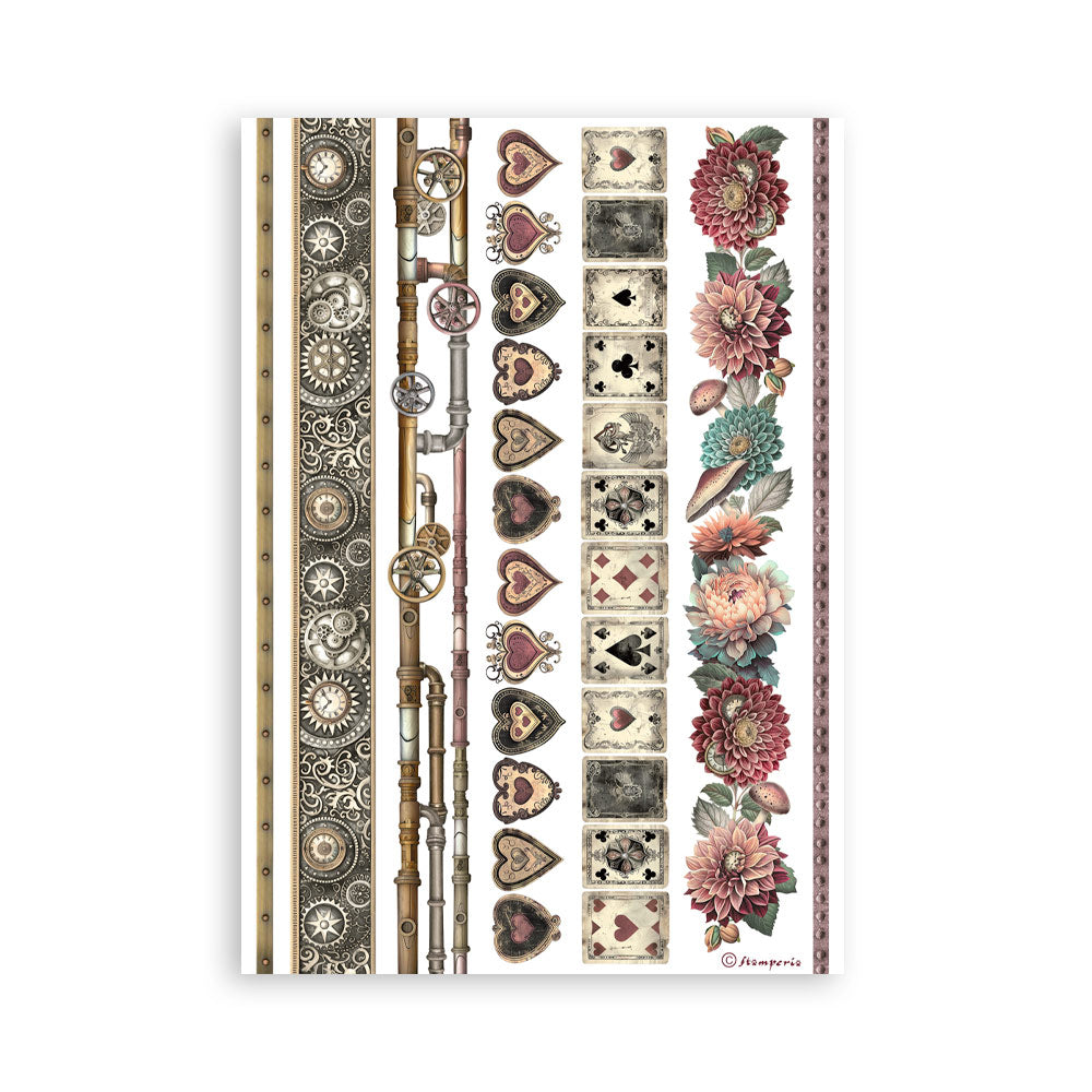 Stamperia Ephemera - Master of Magic A5 Washi Pad (SBW16) Stamperia