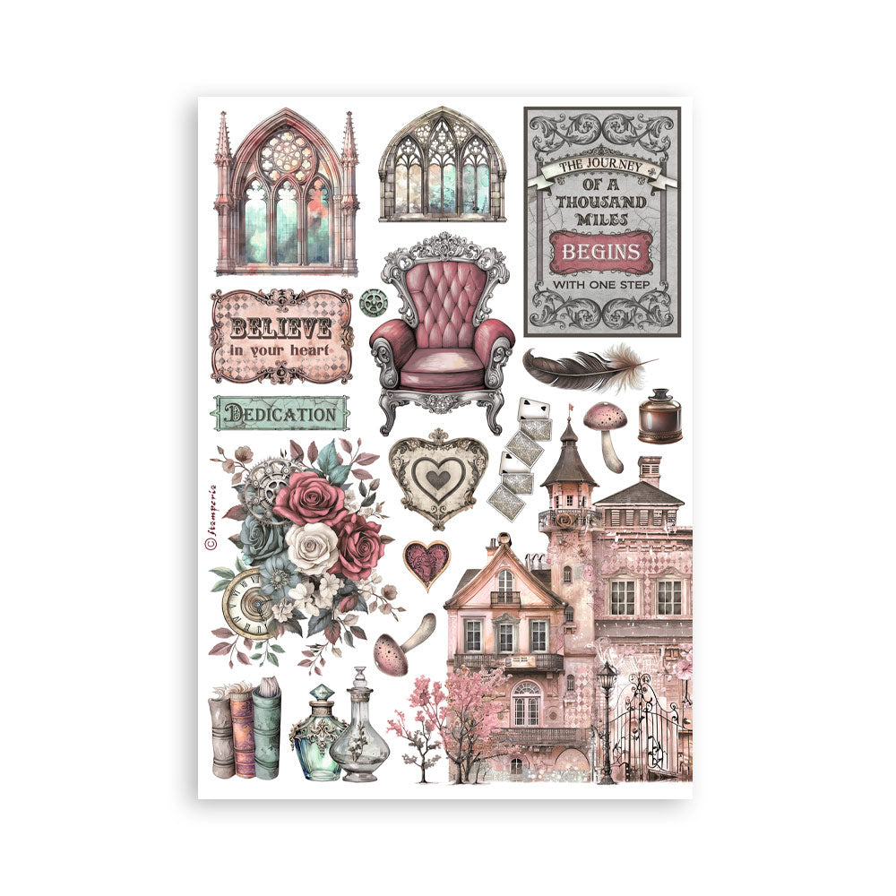 Stamperia Ephemera - Master of Magic A5 Washi Pad (SBW16) Stamperia