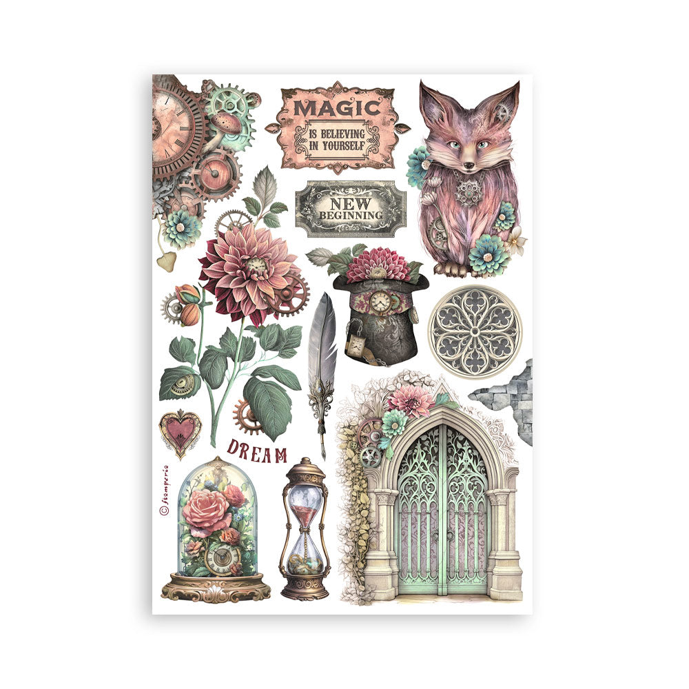 Stamperia Ephemera - Master of Magic A5 Washi Pad (SBW16) Stamperia