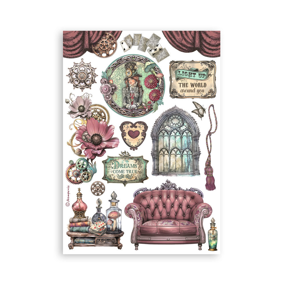 Stamperia Ephemera - Master of Magic A5 Washi Pad (SBW16) Stamperia
