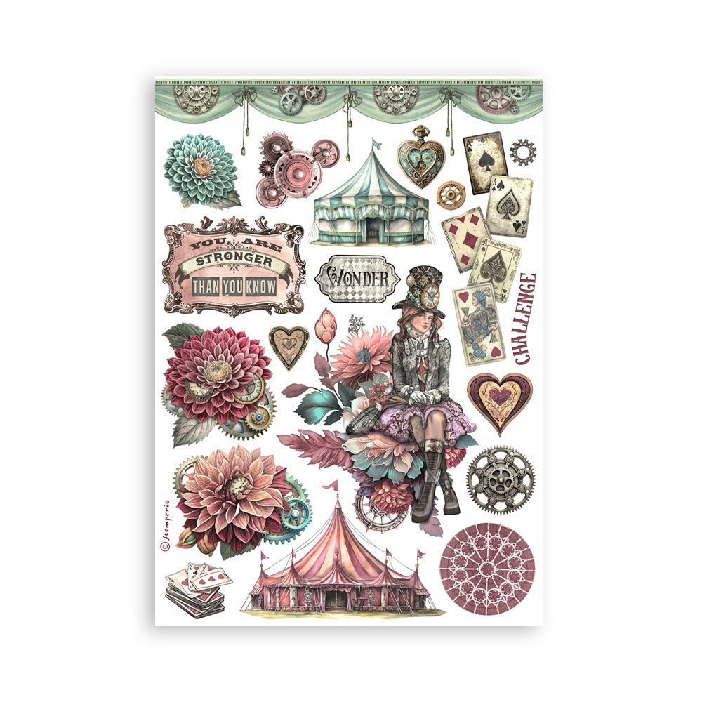 Stamperia Ephemera - Master of Magic A5 Washi Pad (SBW16) Stamperia