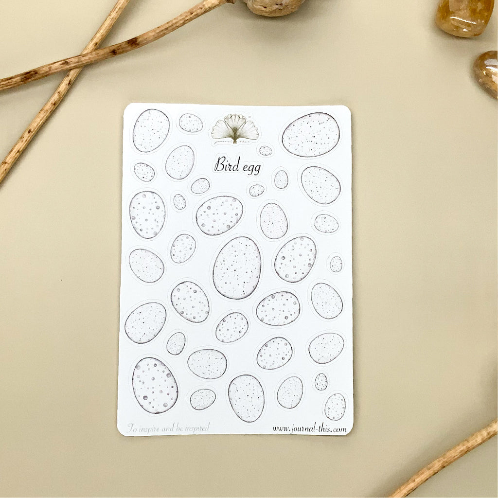 planner stickers bullet journal eitjes