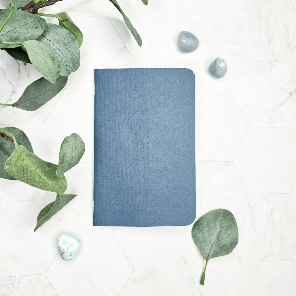 sticker boek insert klein bewaren bewaar storage journal this blauw