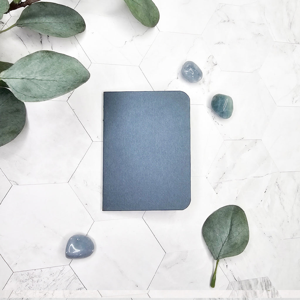 sticker boek insert mini bewaren bewaar storage journal this blauw