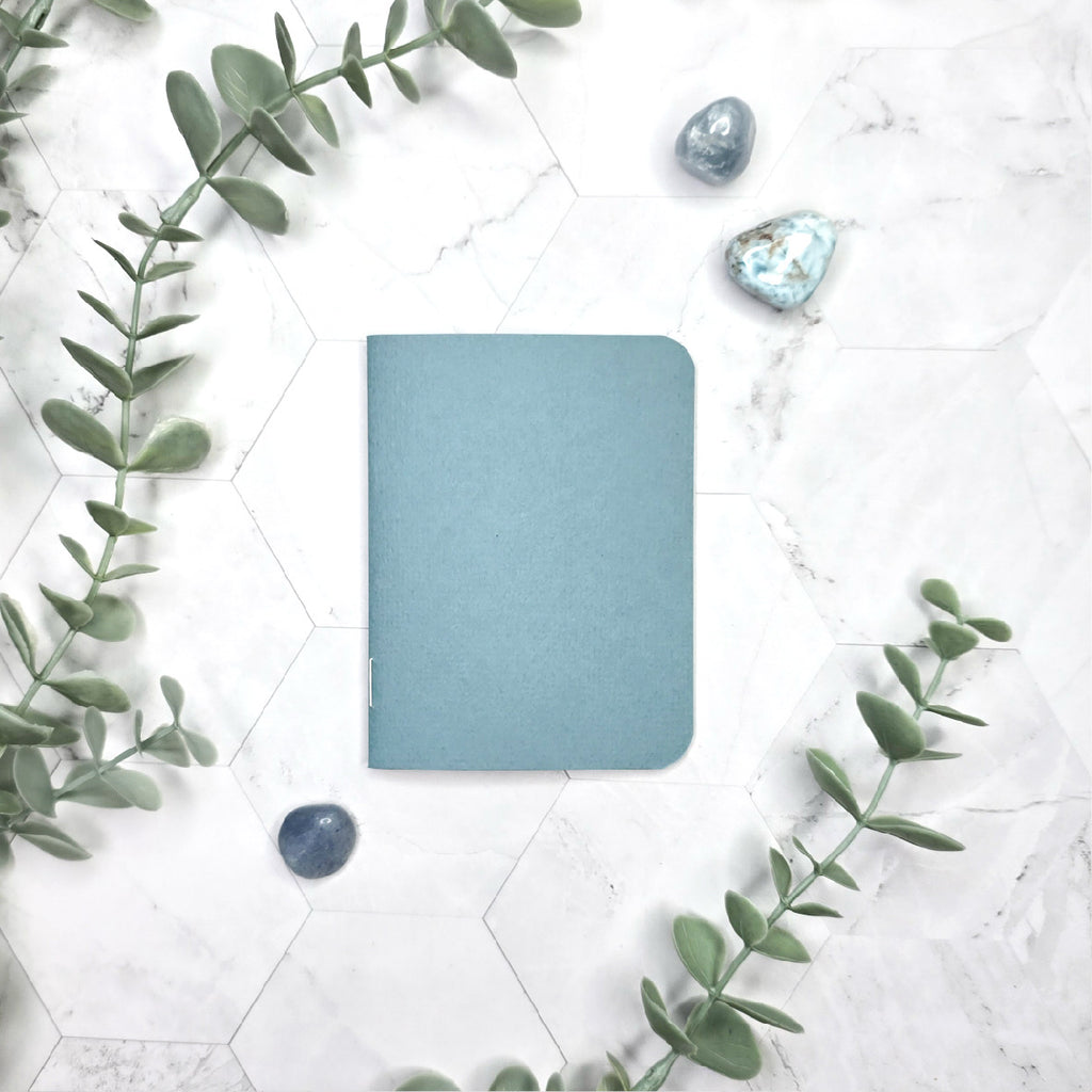 sticker boek insert mini bewaren bewaar storage journal this licht blauw