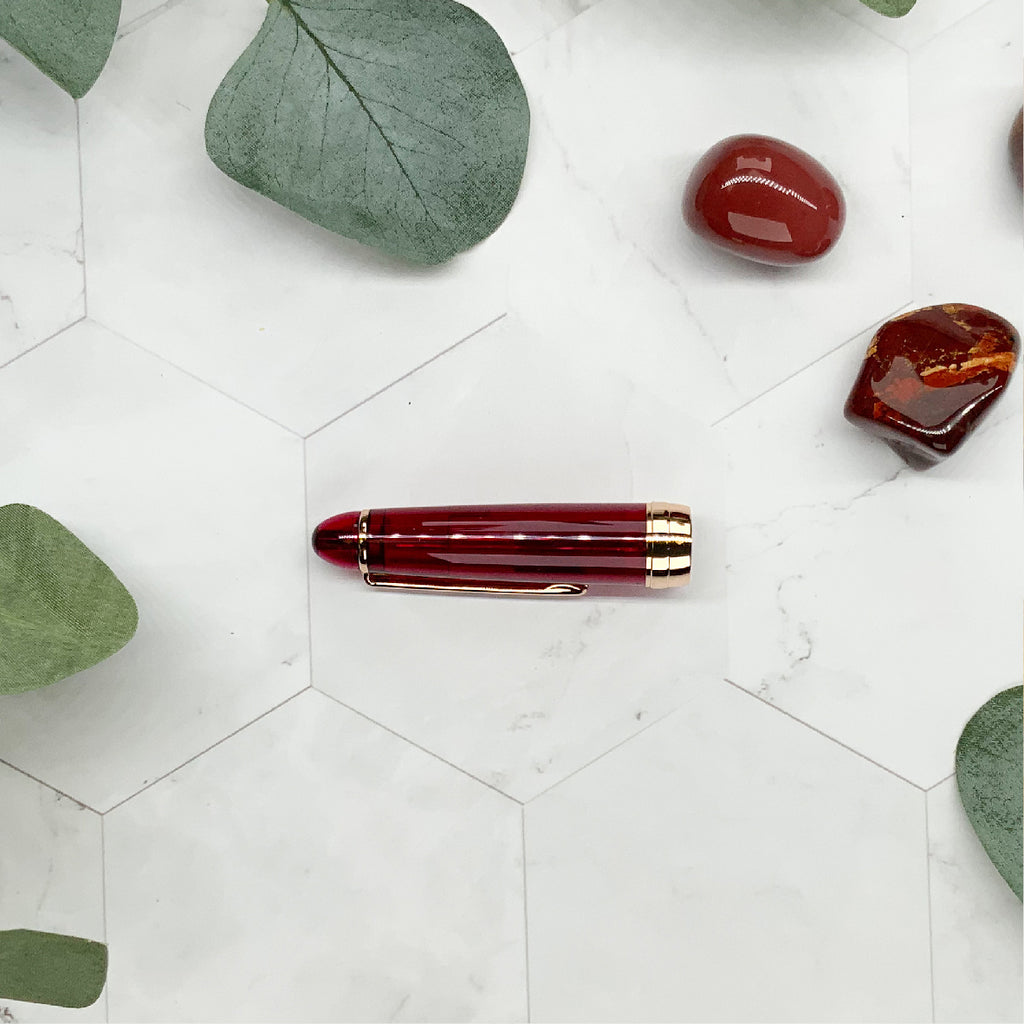 vulpen fountain pen dop kleuren Bordeaux rood