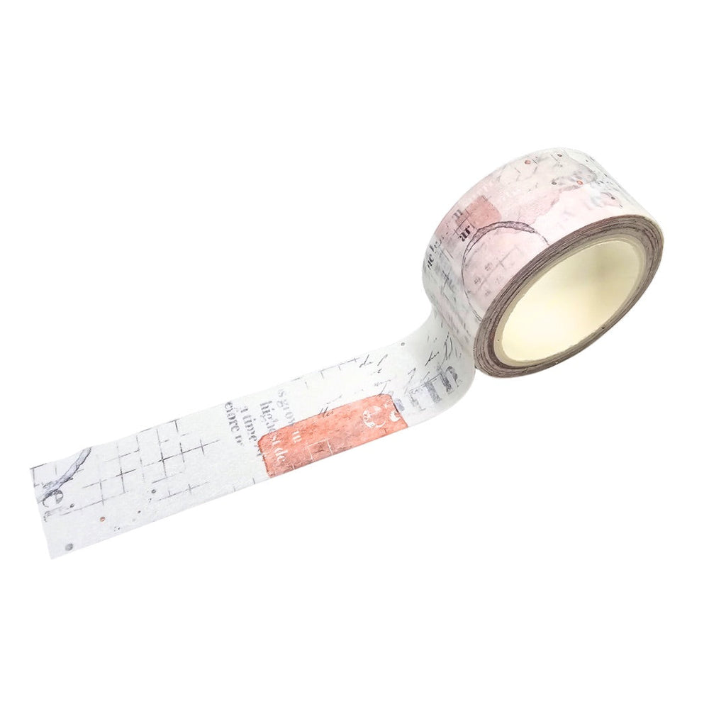 washi tape brede elementen rood journal this