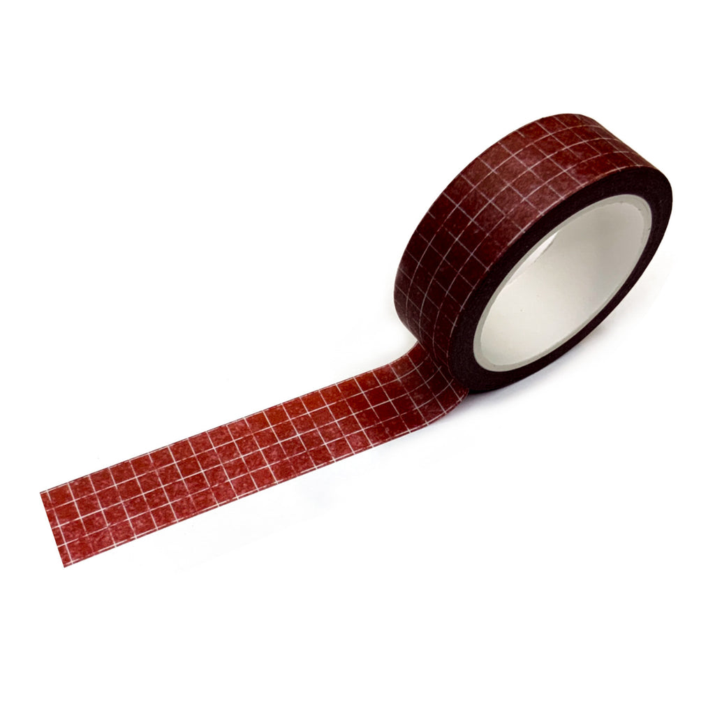 washi tape rood ruitjes journal this