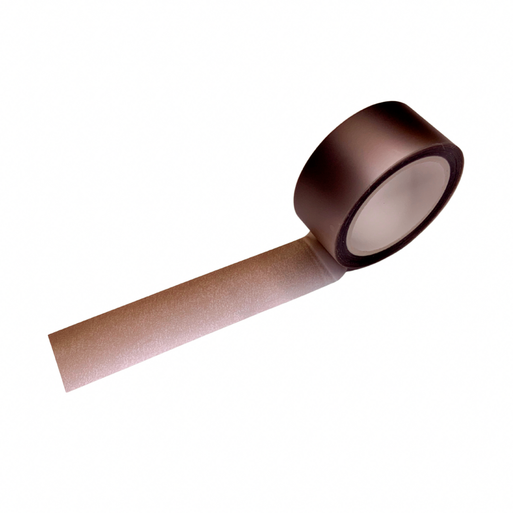 Pet tape transparant rand bruin journal this