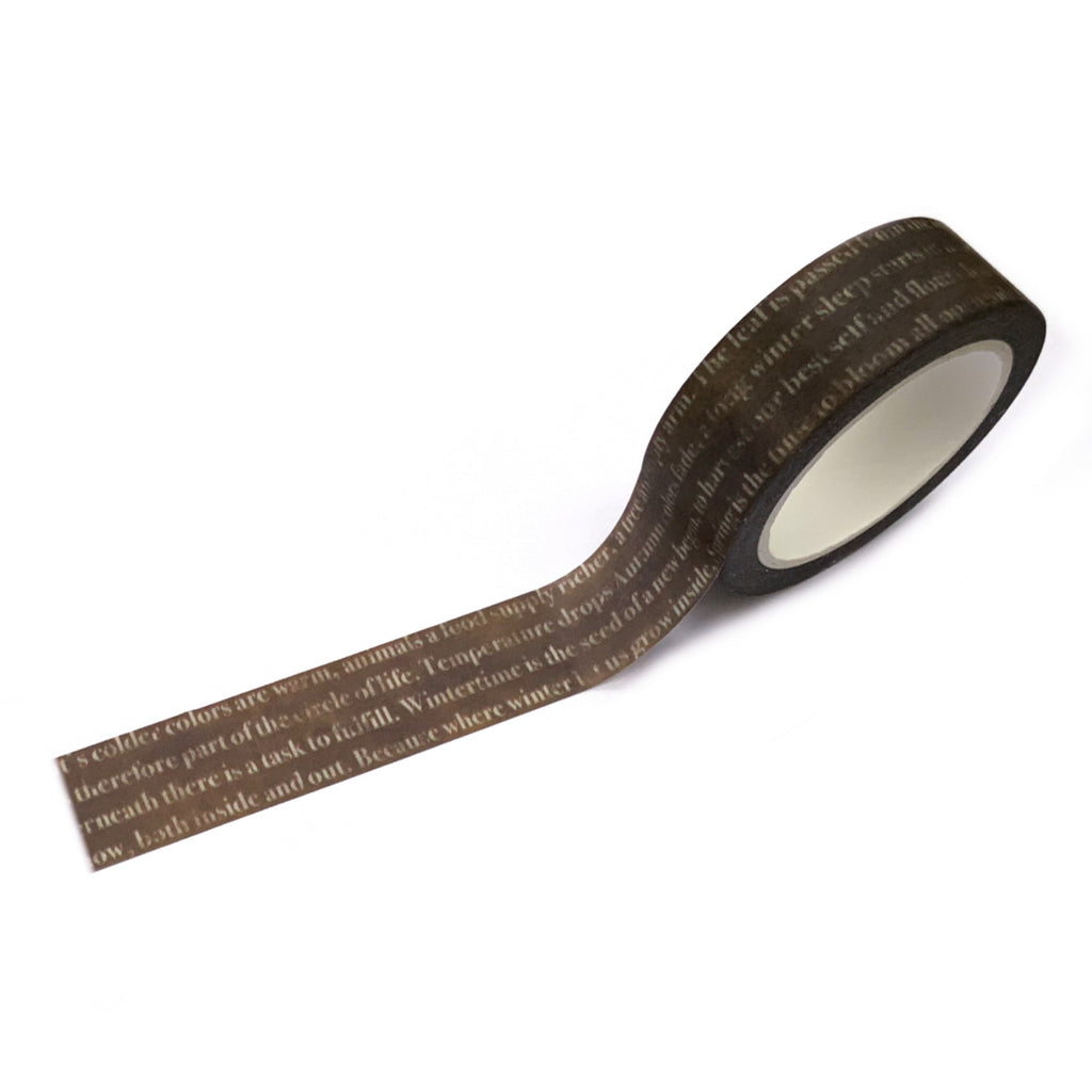 Washi tape letters bruin journal this