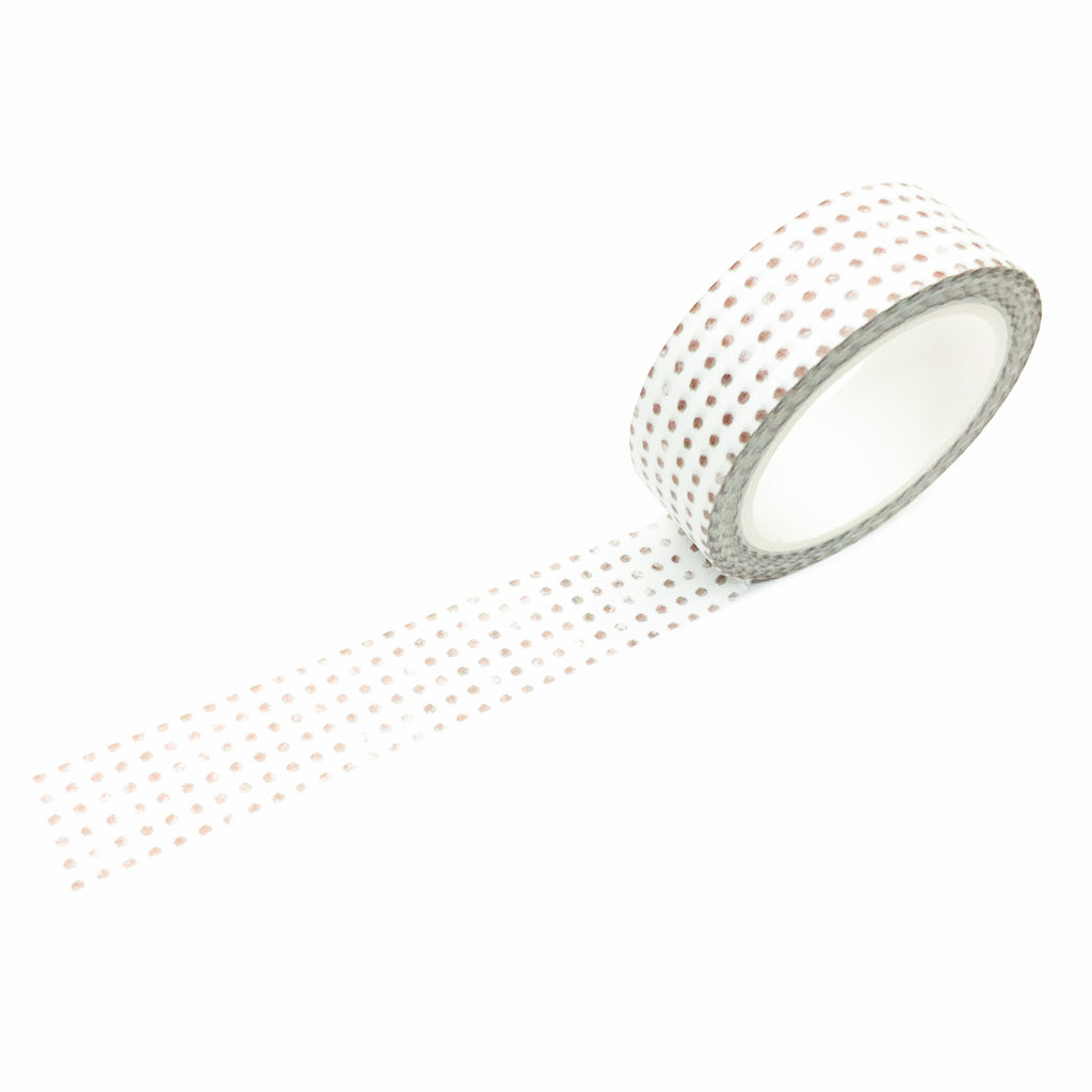 Washi tape stippen beige journal this