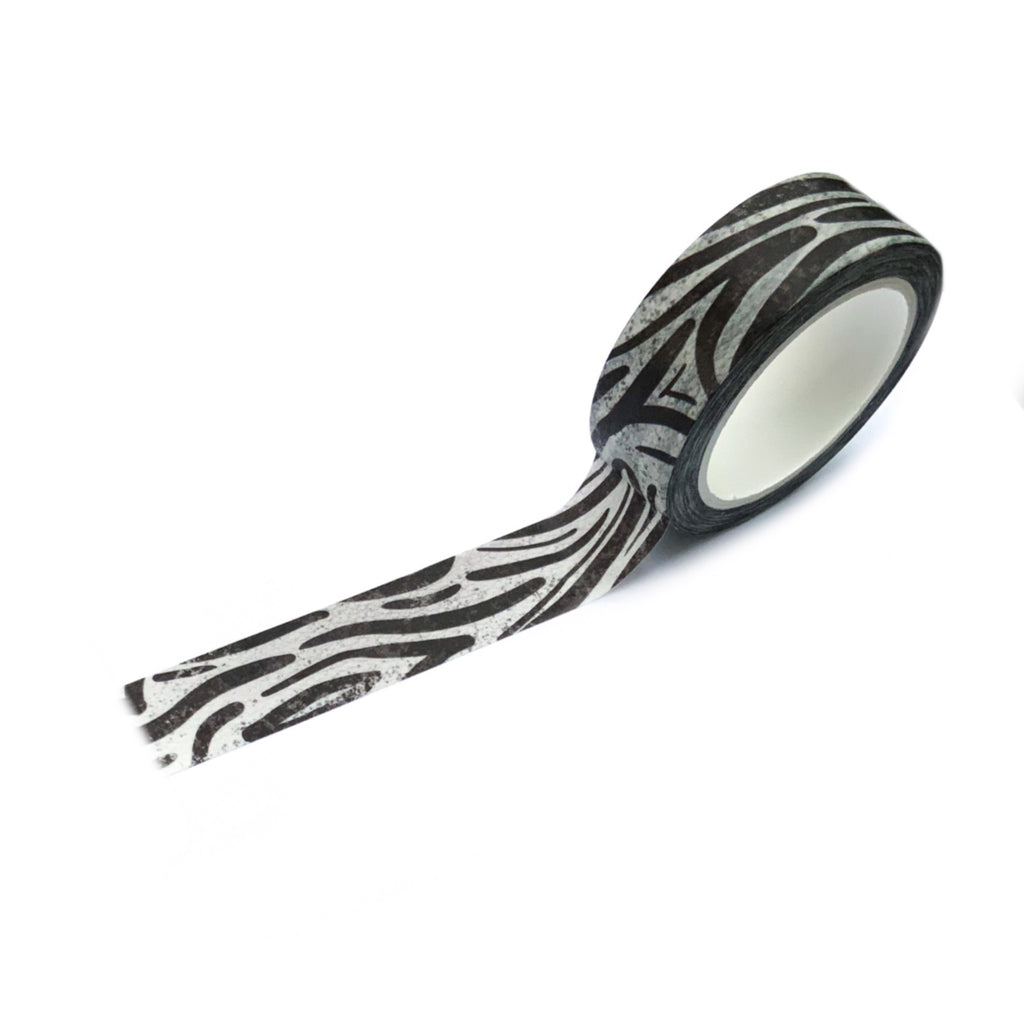 Washi tape zebra journal this