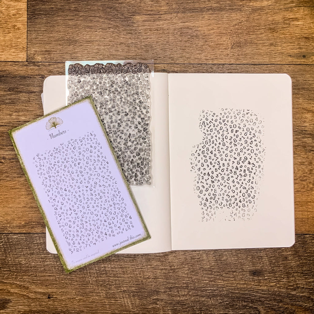 clear stamp achtergrond stempel cijfers nummers print