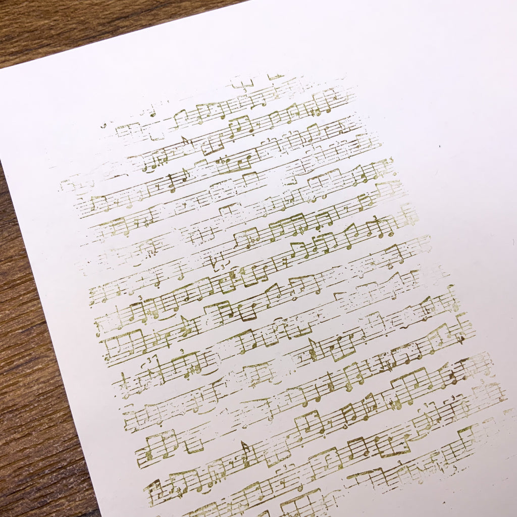 clear stamp achtergrond stempel muziek noten notenbalk