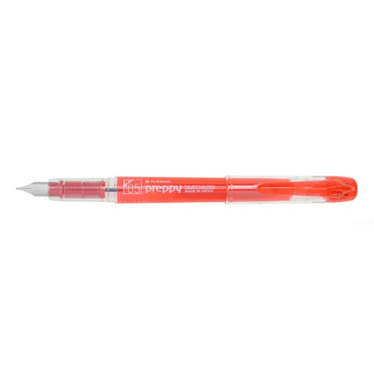 platinum preppy pen rood