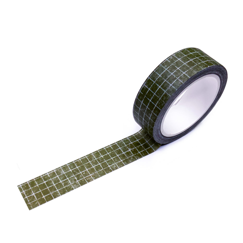 washi tape groen ruitjes journal this