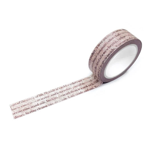 washi tape letters bruin journal this