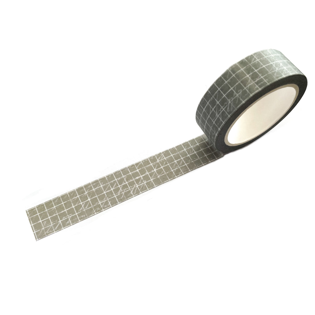 washi tape ruitjes oud groen journal this