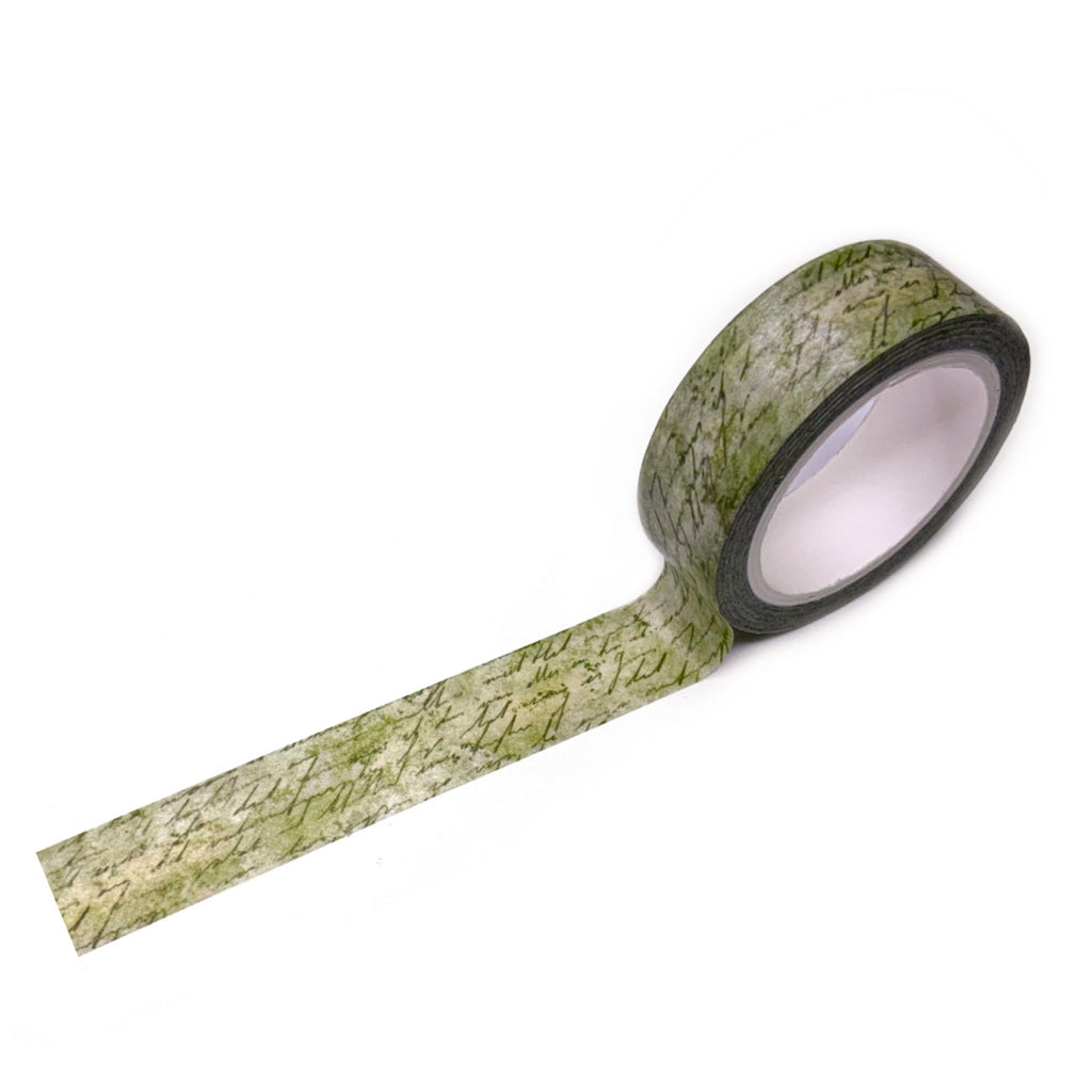 washi tape script groen journal this